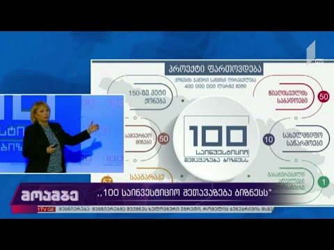 „100 საინვესტიციო შეთავაზება ბიზნესს“